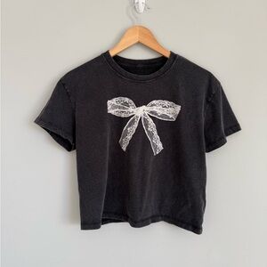 Obsessive Love Lace Accent Tee